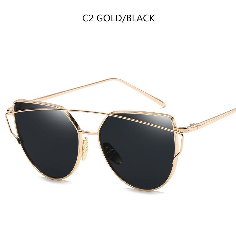 Cat Eye Sunglasses Cupronickel Frame Material Color Film Glasses Personalized Sunglasses Ladies Sunglasses - Image 6
