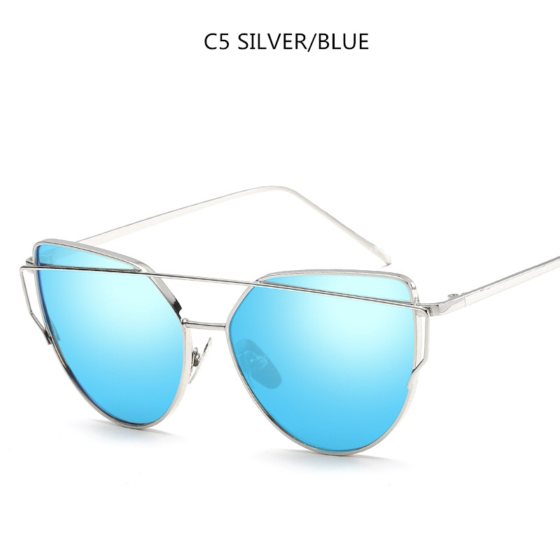 Cat Eye Sunglasses Cupronickel Frame Material Color Film Glasses Personalized Sunglasses Ladies Sunglasses - Image 7