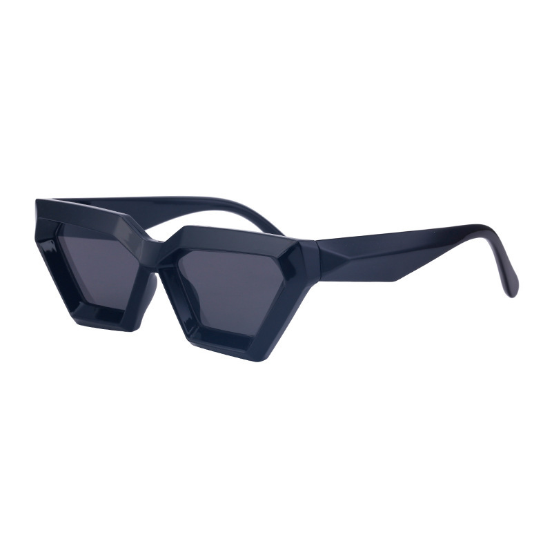 Small Frame Sunglasses Irregular Cat Eye Sunglasses - Image 4