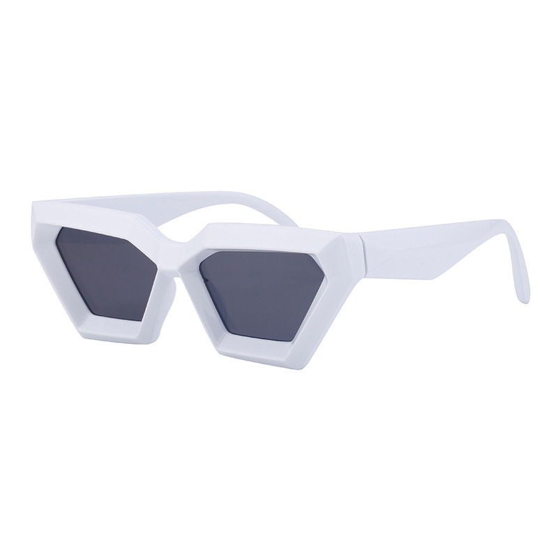 Small Frame Sunglasses Irregular Cat Eye Sunglasses - Image 5